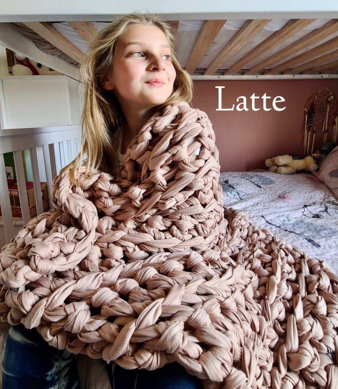 Latte cooling weighted blanket