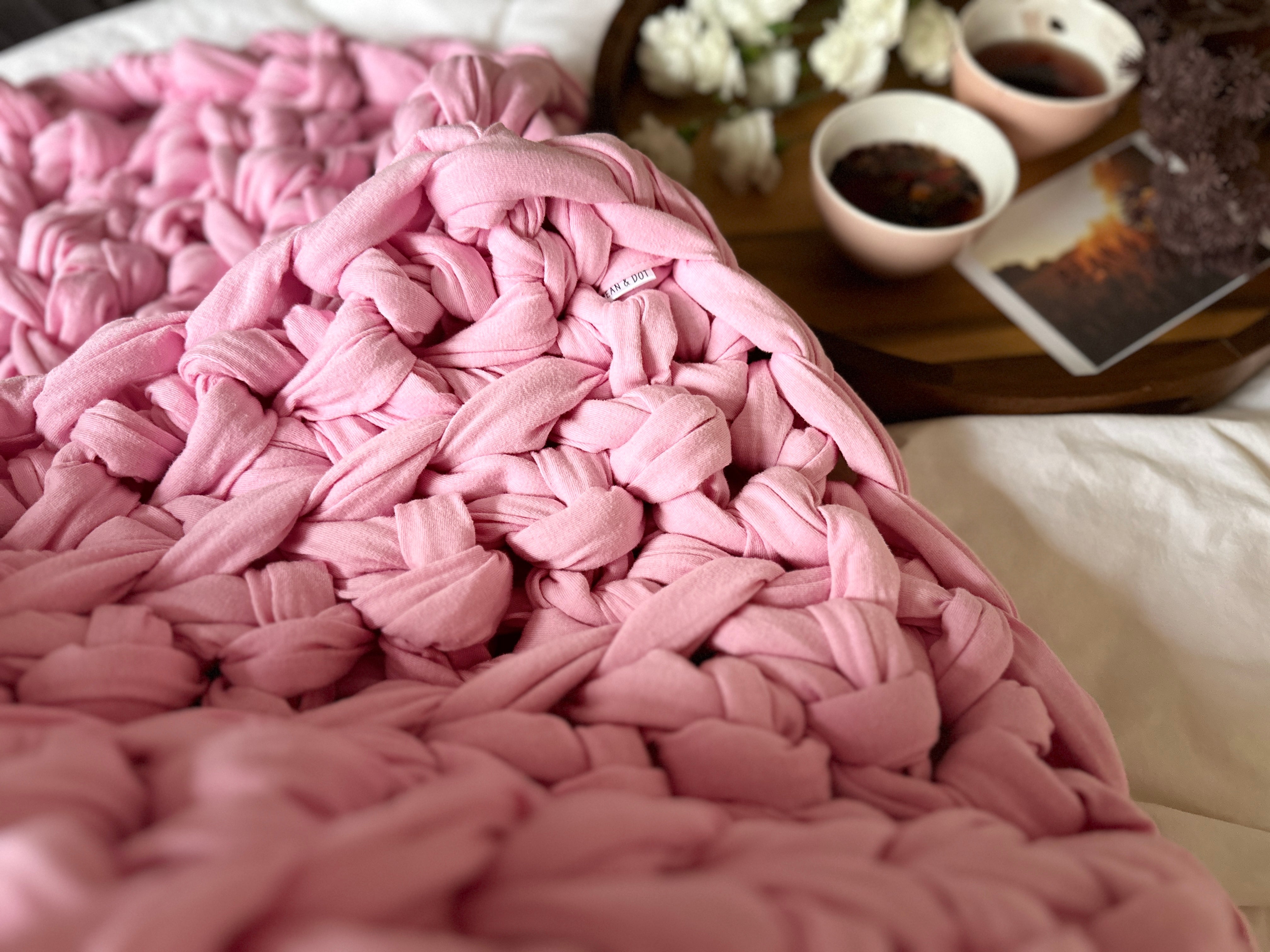 Organic cotton weighted blanket